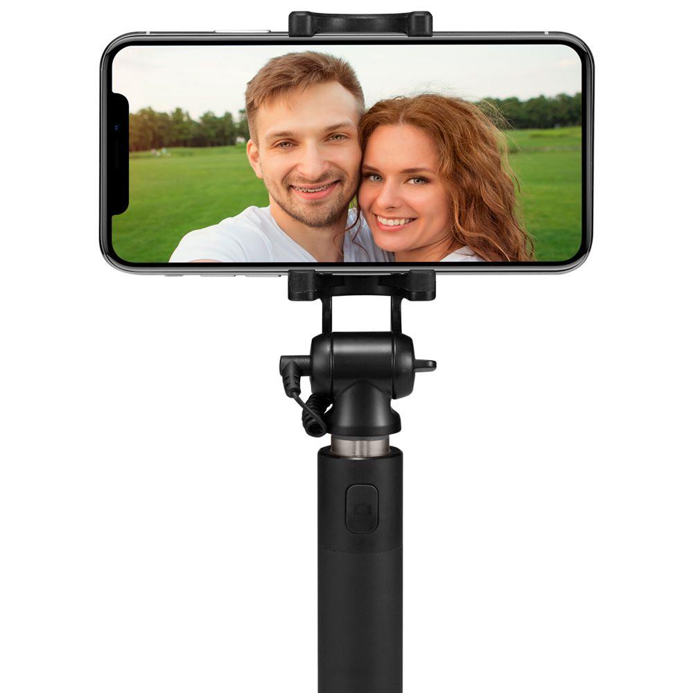 Selfie lazdelė Spigen S540W Bluetooth su trikoju - juoda -- Selfie Sticks & Tripods
