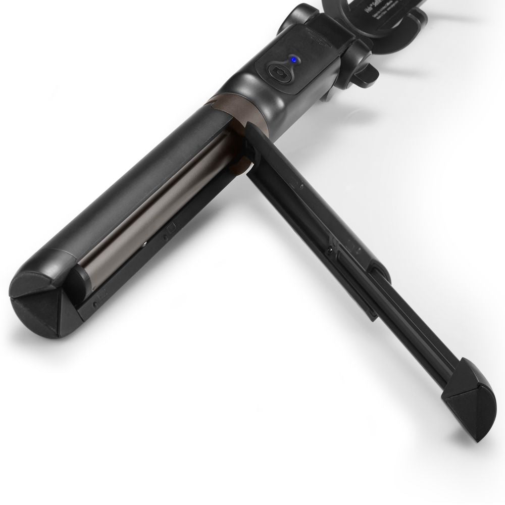 Selfie lazdelė Spigen S540W Bluetooth su trikoju - juoda -- Selfie Sticks & Tripods