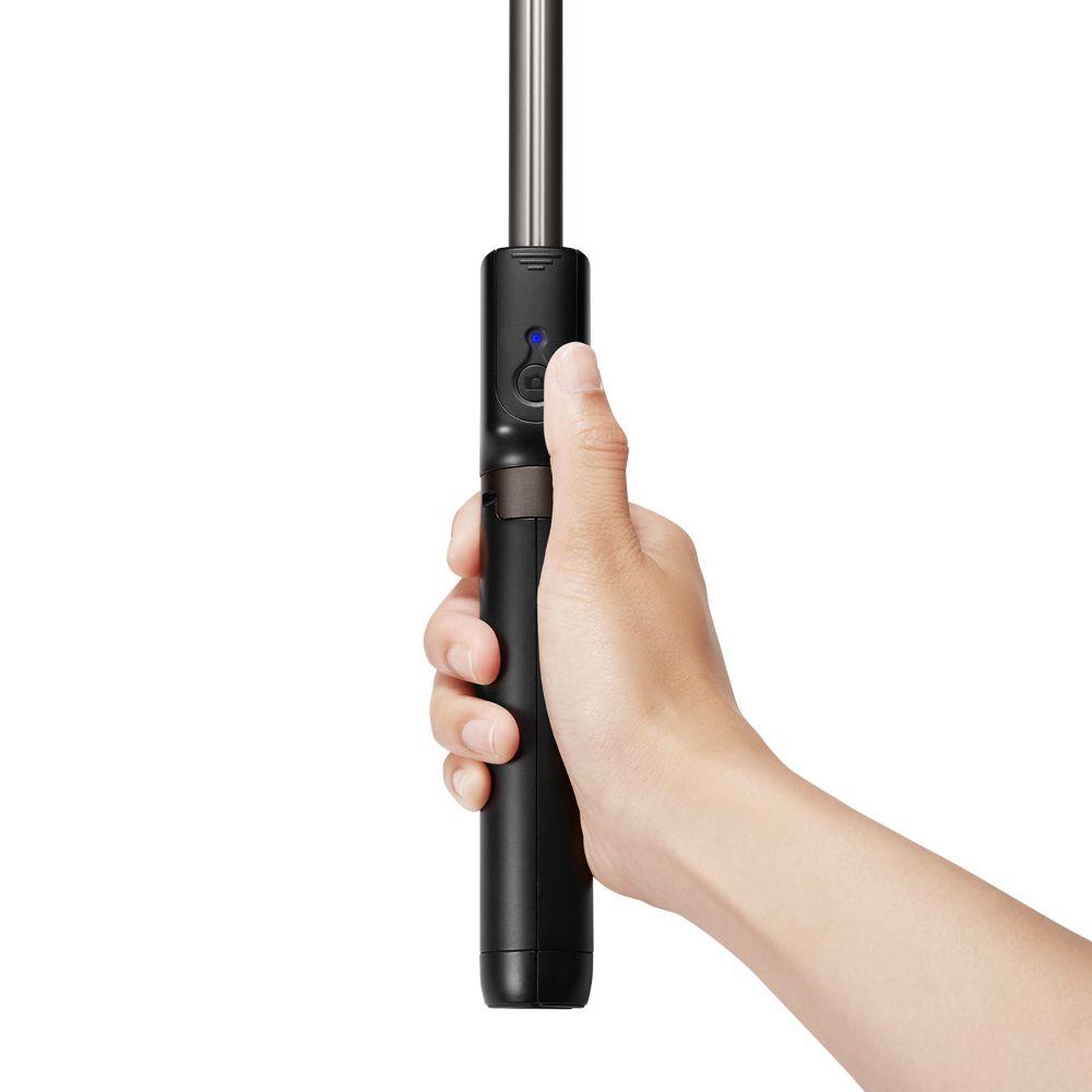 Selfie lazdelė Spigen S540W Bluetooth su trikoju - juoda -- Selfie Sticks & Tripods