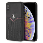 Ferrari odinis dėklas iPhone XS Max – juodas -- iPhone XS Max