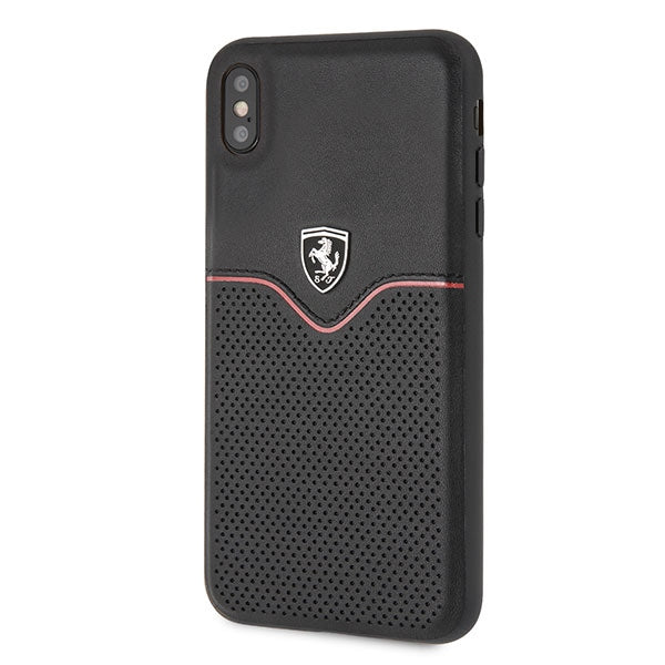Ferrari odinis dėklas iPhone XS Max – juodas -- iPhone XS Max