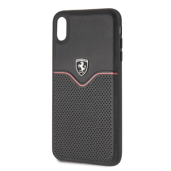 Ferrari odinis dėklas iPhone XS Max – juodas -- iPhone XS Max