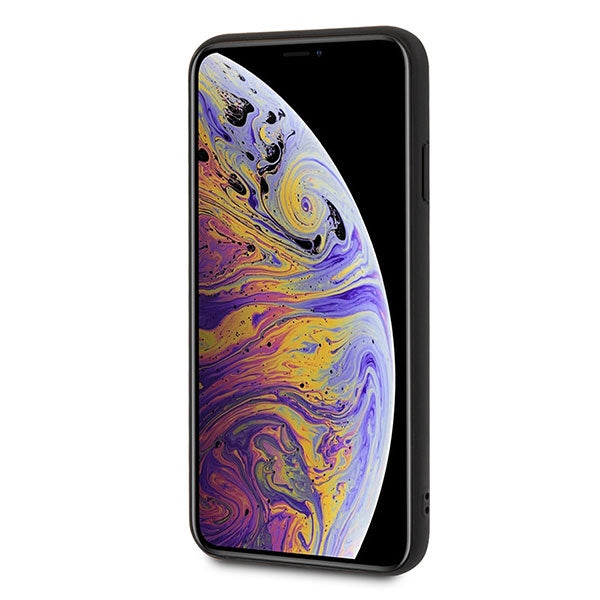 Ferrari odinis dėklas iPhone XS Max – juodas -- iPhone XS Max