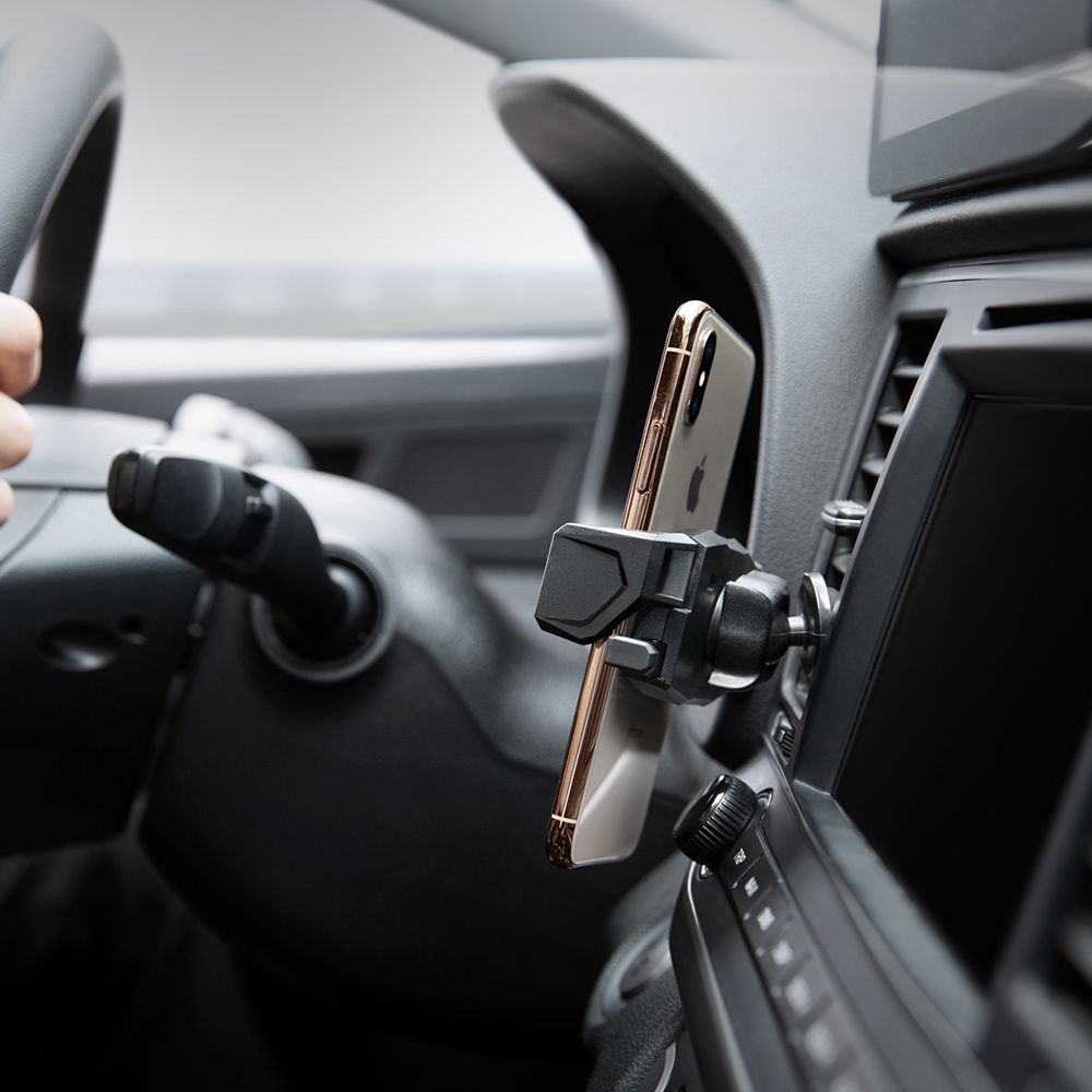 Spigen Click.R automobilinis oro angos laikiklis, juodas