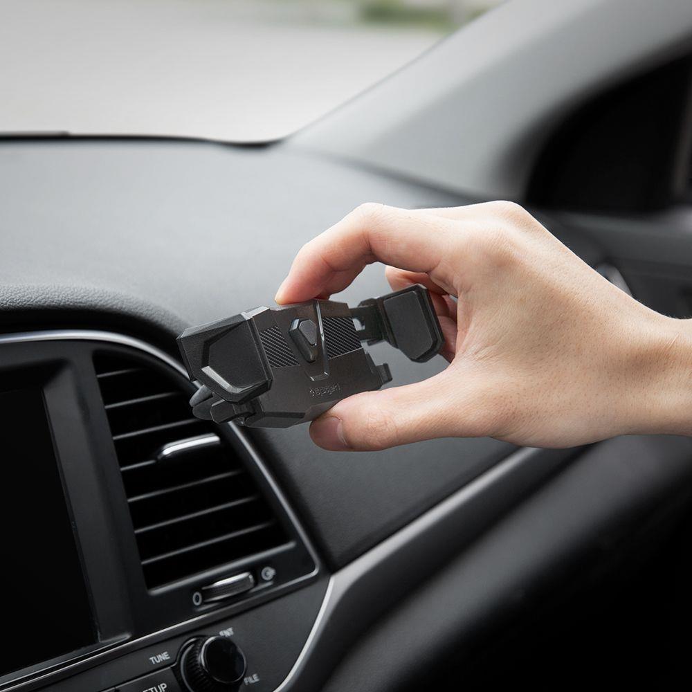 Spigen Click.R automobilinis oro angos laikiklis, juodas