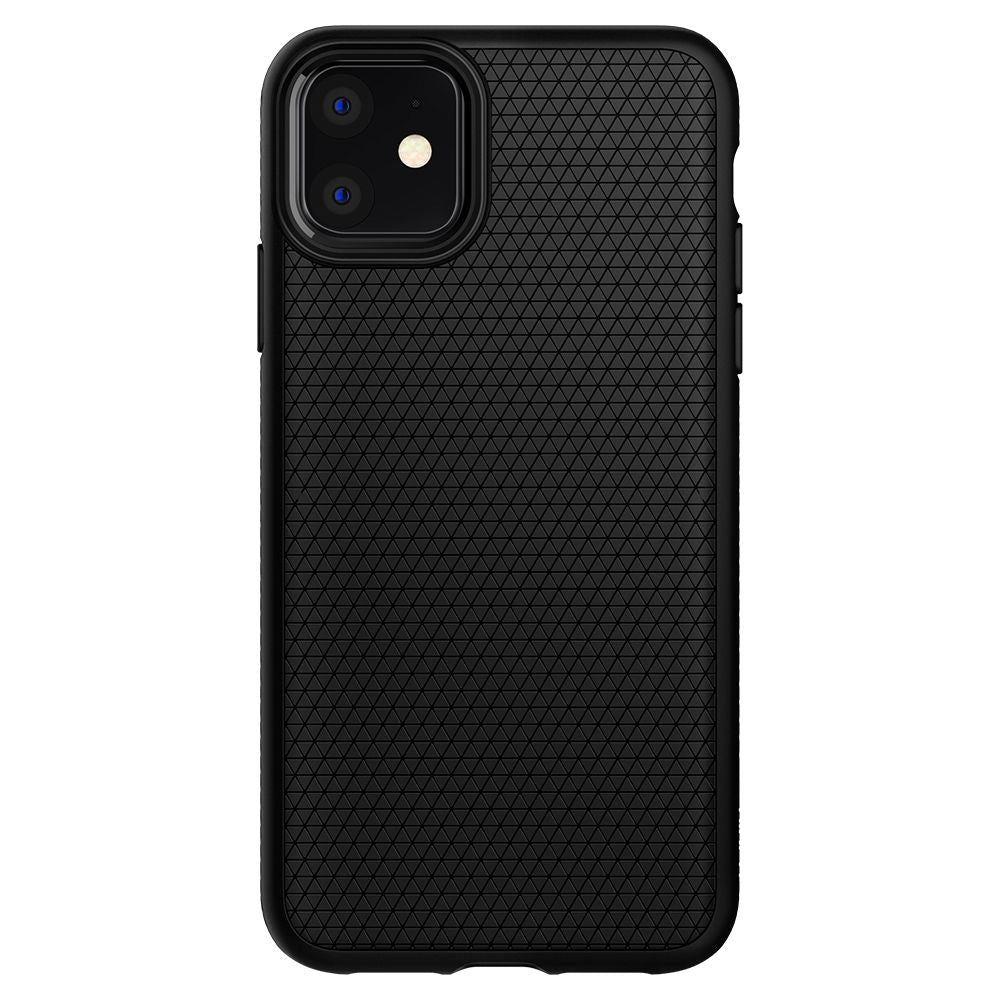 Spigen Liquid Air dėklas iPhone 11 – matinis juodas -- iPhone 11