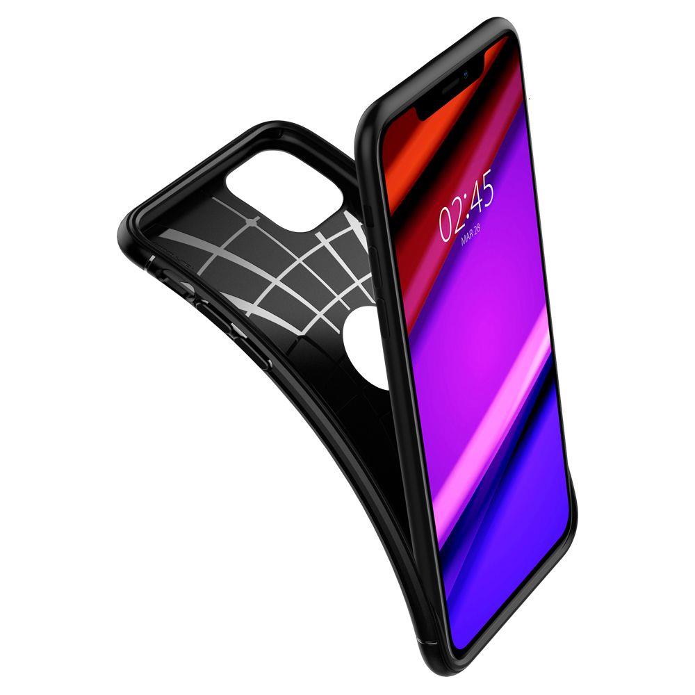 Spigen Rugged Armor iPhone 11 dėklas - Matte Black -- iPhone 11