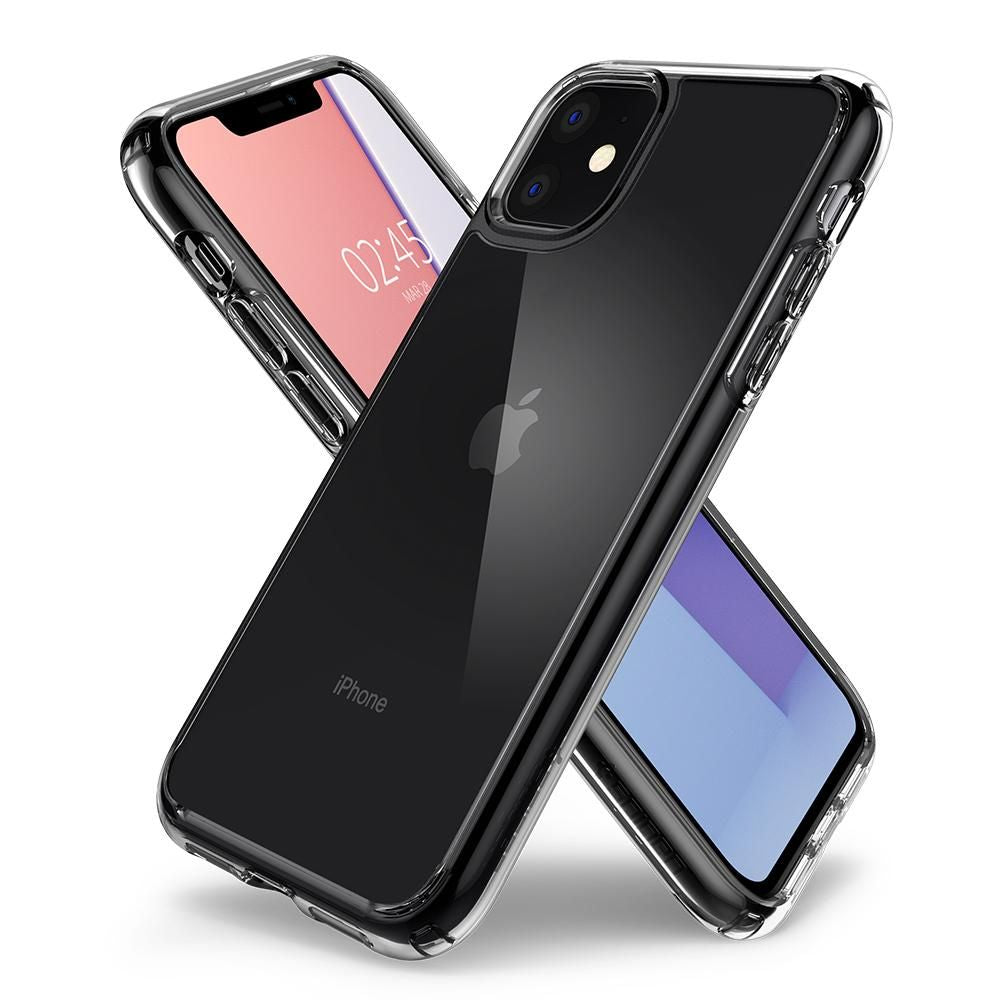 Spigen Ultra Hybrid dėklas iPhone 11 – skaidrus -- iPhone 11