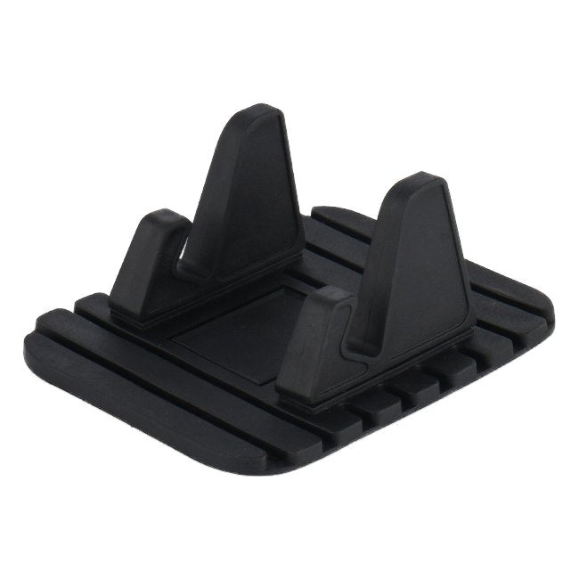 Universalus automobilinis silikoninis telefono stovas Nano Pad, juodas