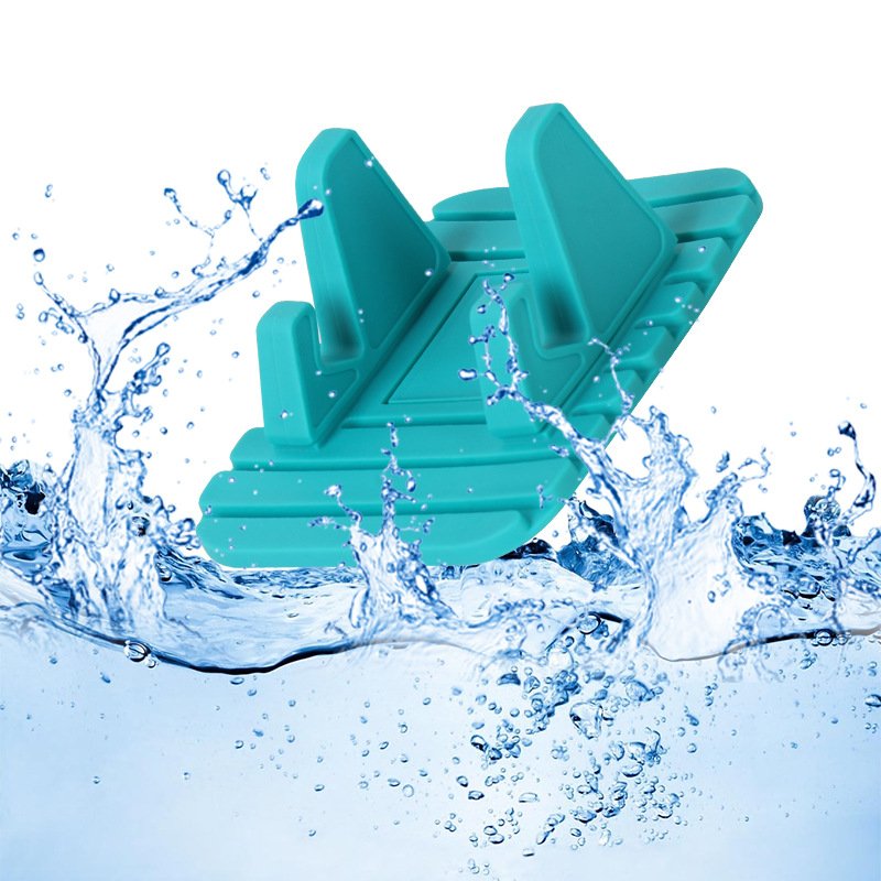 Universalus automobilinis silikoninis telefono stovas Nano Pad, juodas