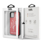 Karl Lagerfeld blizgus dėklas iPhone 11 Pro Max – raudonas -- iPhone 11 Pro Max