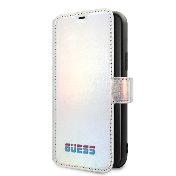 Guess dėklas iPhone 11 Pro – sidabrinis, Iridescent -- iPhone 11 Pro