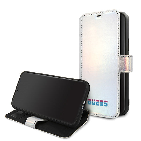 Guess dėklas iPhone 11 Pro – sidabrinis, Iridescent -- iPhone 11 Pro