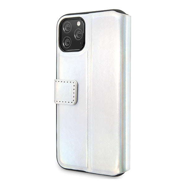 Guess dėklas iPhone 11 Pro – sidabrinis, Iridescent -- iPhone 11 Pro