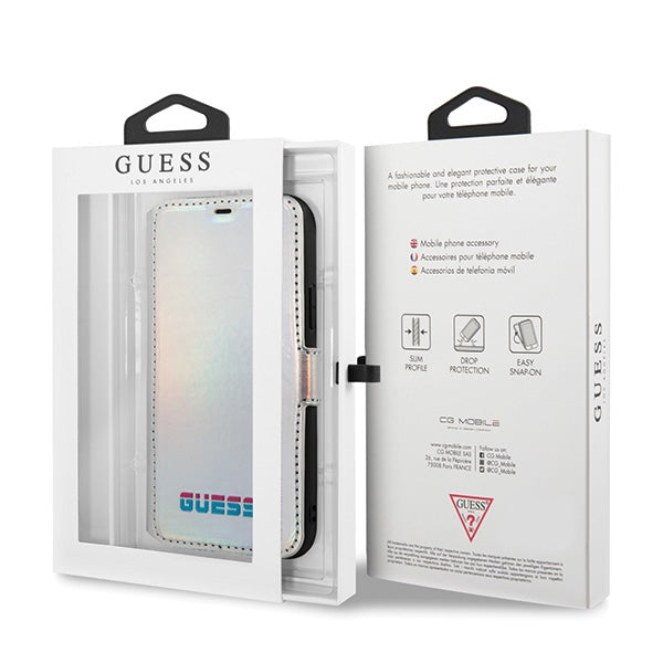 Guess dėklas iPhone 11 Pro – sidabrinis, Iridescent -- iPhone 11 Pro