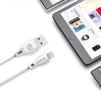 Dudao Laidas USB / Lightning 2.4A 1m baltas (L4L 1m white)