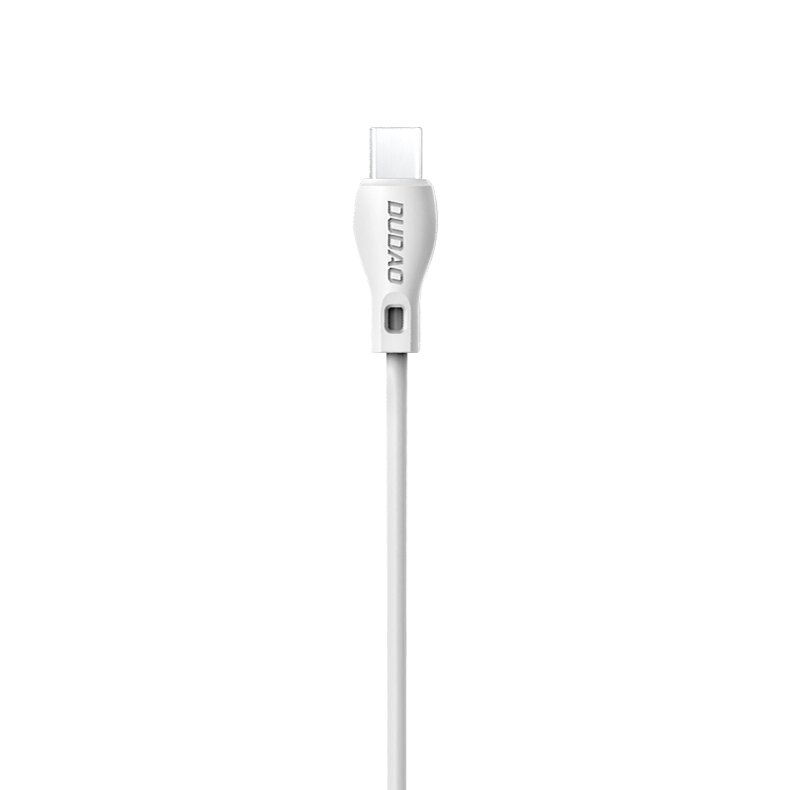 Dudao Laidas USB Type C 2.1A 1m baltas (L4T 1m white)