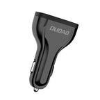Dudao automobilinis įkroviklis quick charge Quick Charge 3.0 QC3.0 2.4A 18W 3x USB baltas (R7S white)