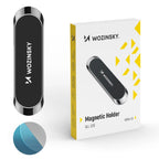 Wozinsky WMH-01 magnetinis automobilinis laikiklis prietaisų skydeliui, juodas