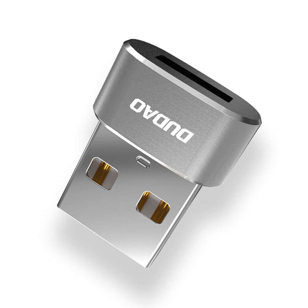 Dudao adapteris iš USB Type-C į USB juodą (L16AC juoda) -- USB Adapters