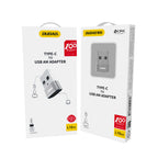 Dudao adapteris iš USB Type-C į USB juodą (L16AC juoda) -- USB Adapters