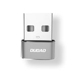 Dudao adapteris iš USB Type-C į USB juodą (L16AC juoda) -- USB Adapters