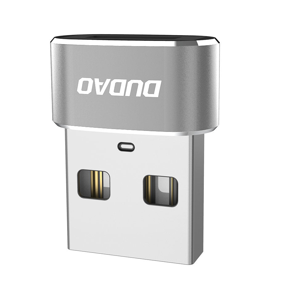 Dudao adapteris iš USB Type-C į USB juodą (L16AC juoda) -- USB Adapters