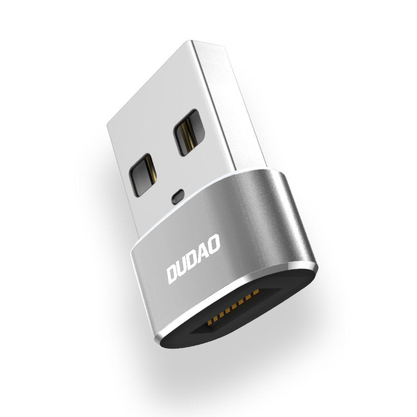 Dudao adapteris iš USB Type-C į USB juodą (L16AC juoda) -- USB Adapters