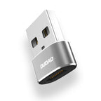 Dudao adapteris iš USB Type-C į USB juodą (L16AC juoda) -- USB Adapters