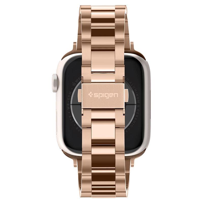 Spigen Modern Fit Band, skirtas Apple Watch 4/5/6/7/8/SE (38/40/41 mm) - rožinio aukso spalvos -- Apple Watch
