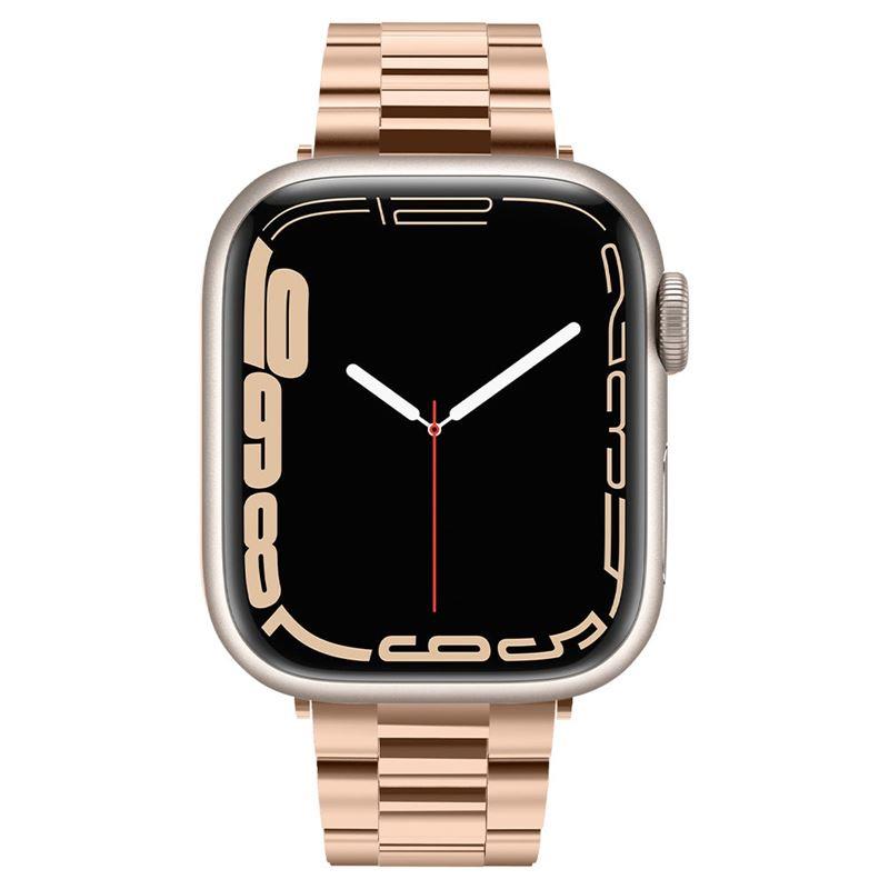 Spigen Modern Fit Band, skirtas Apple Watch 4/5/6/7/8/SE (38/40/41 mm) - rožinio aukso spalvos -- Apple Watch