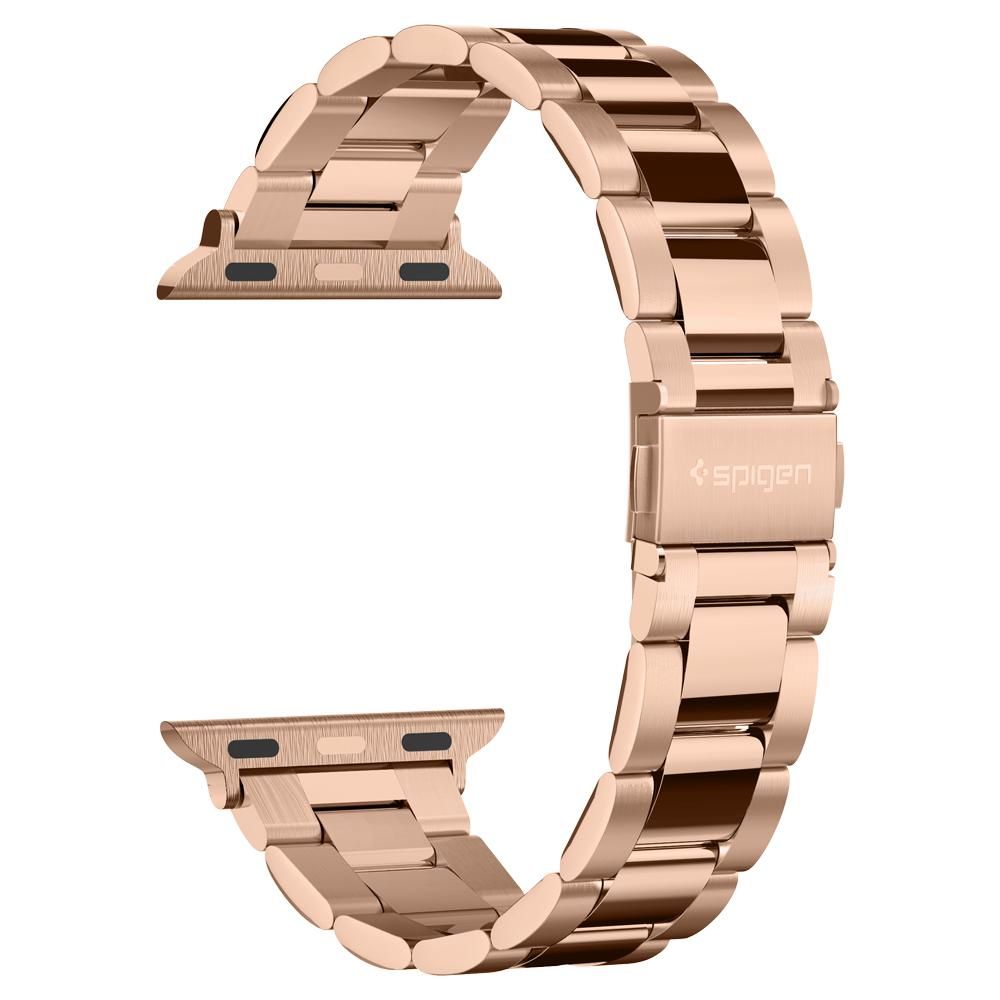 Spigen Modern Fit Band, skirtas Apple Watch 4/5/6/7/8/SE (38/40/41 mm) - rožinio aukso spalvos -- Apple Watch