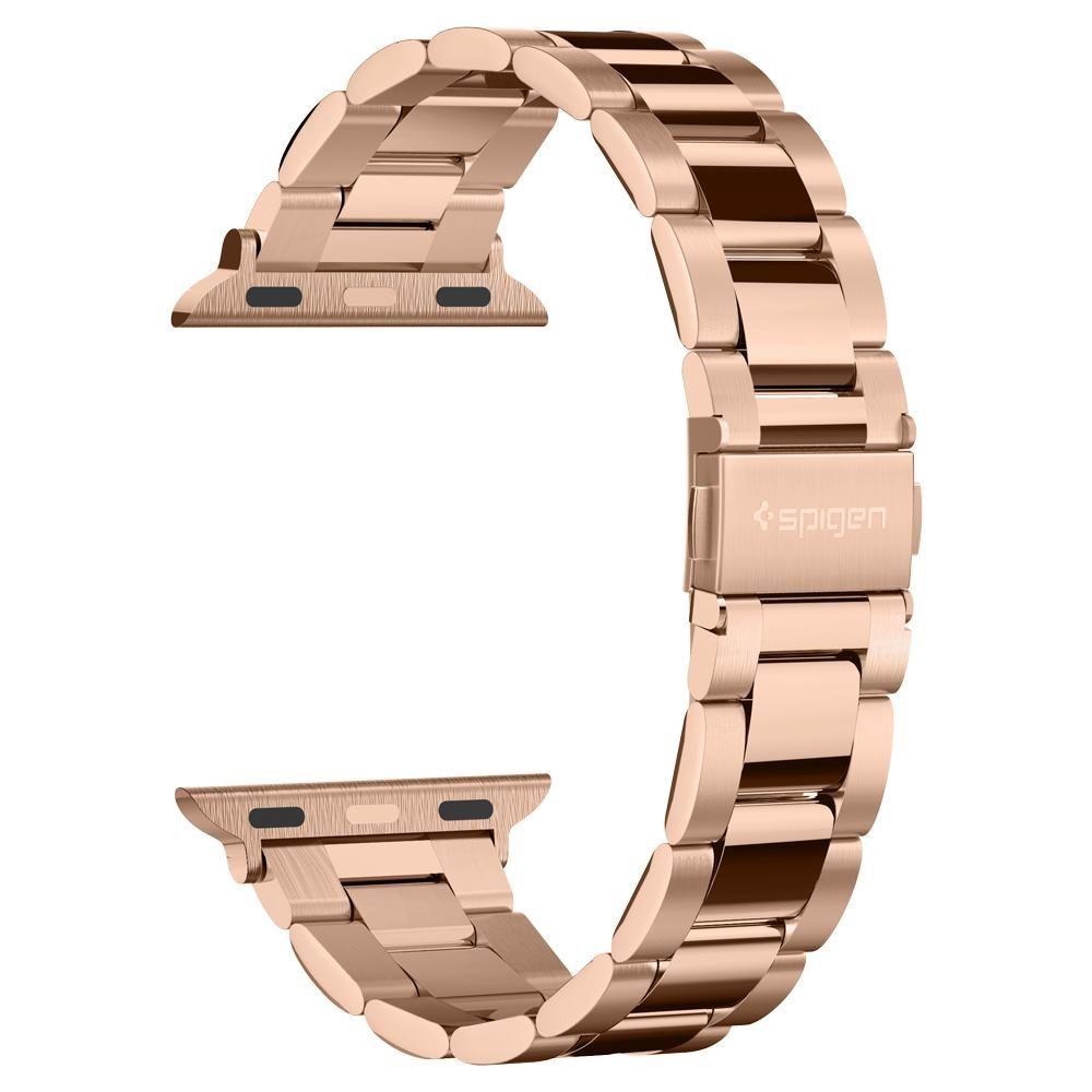 Spigen Modern Fit Band, skirtas Apple Watch 4/5/6/7/8/SE (38/40/41 mm) - rožinio aukso spalvos -- Apple Watch