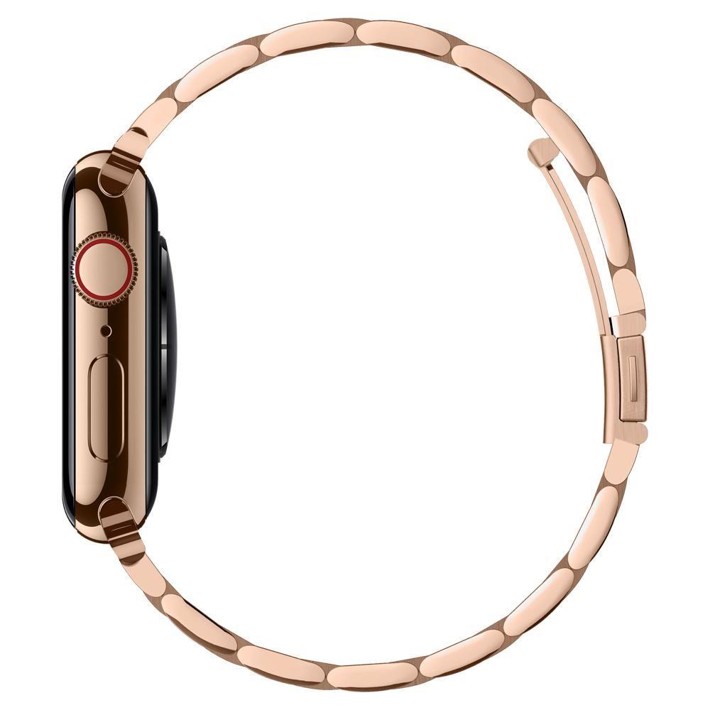 Spigen Modern Fit Band, skirtas Apple Watch 4/5/6/7/8/SE (38/40/41 mm) - rožinio aukso spalvos -- Apple Watch