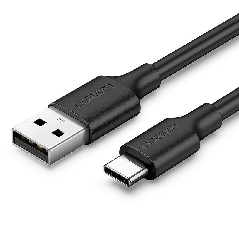 Ugreen US287 60116 USB-A / USB-C 2A kabelis 1 m - juodas -- Cell phone cables