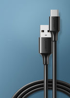 Ugreen US287 60116 USB-A / USB-C 2A kabelis 1 m - juodas -- Cell phone cables
