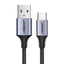 Ugreen US288 60125 USB-A / USB-C QC 3.0 3A kabelis 0,5 m - pilkas -- Cell phone cables