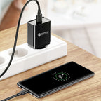 Ugreen US184 20882 USB-A 3.0 / USB-C 3A kabelis 1 m - juodas -- Cell phone cables