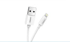 Ugreen US155 20728 USB-A / Lightning MFi 2.4A laidas 1m - baltas -- Cell phone cables