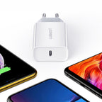 Ugreen USB įkroviklis Power Delivery 3.0 Quick Charge 4.0+ 20W 3A baltas (60450) -- Cell phone chargers