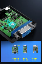 Ugreen adapteris HDMI - VGA micro USB / garso 3.5 mm mini jack juodas (40248) -- Video Adapters