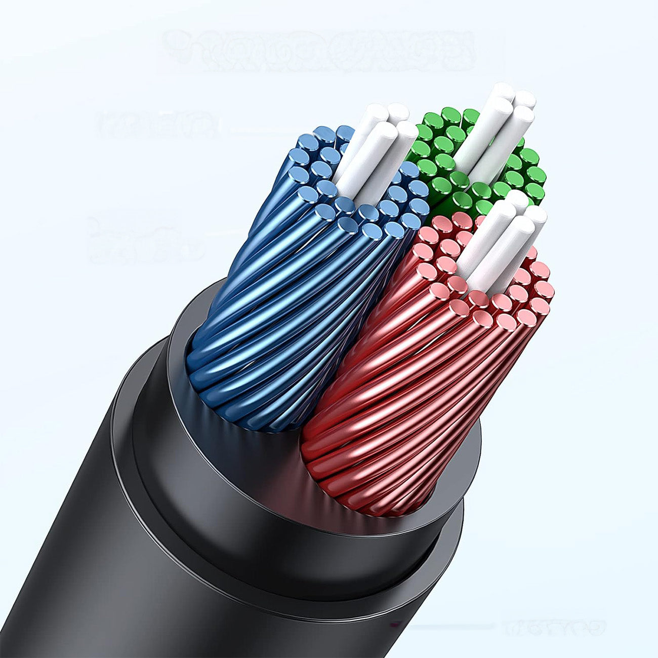 Ugreen AV118 10592 kabelis 3.5 mm mini jack (male) / 3.5 mm mini jack (female) 1m - sidabrinis -- Audio Cables
