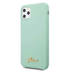 Guess silikoninis dėklas iPhone 11 Pro – žalias -- iPhone 11 Pro