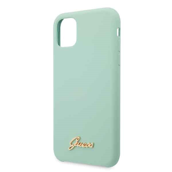 Guess silikoninis dėklas iPhone 11 Pro – žalias -- iPhone 11 Pro