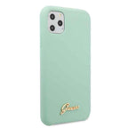 Guess silikoninis dėklas iPhone 11 Pro – žalias -- iPhone 11 Pro