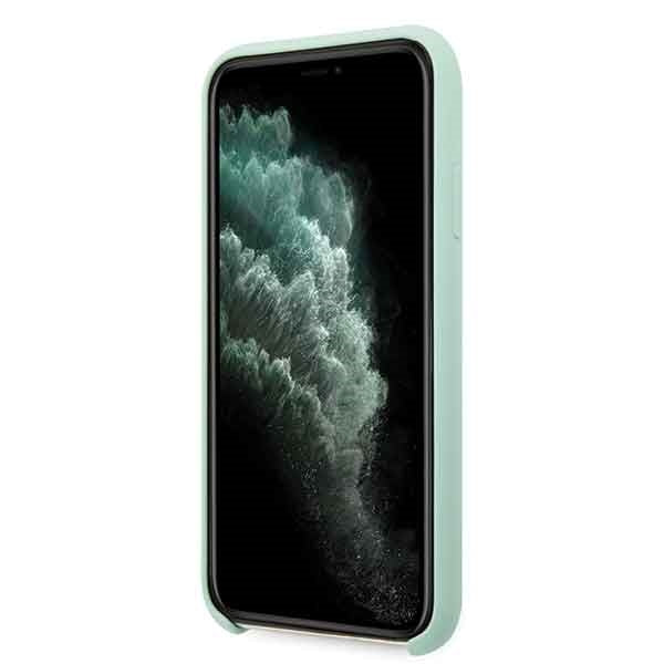 Guess silikoninis dėklas iPhone 11 Pro – žalias -- iPhone 11 Pro