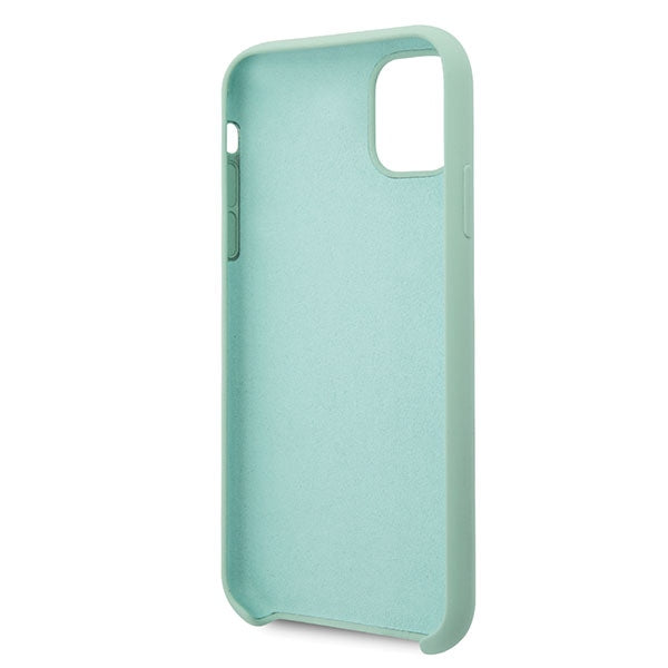 Guess silikoninis dėklas iPhone 11 Pro Max – žalias -- iPhone 11 Pro Max