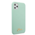 Guess silikoninis dėklas iPhone 11 Pro Max – žalias -- iPhone 11 Pro Max