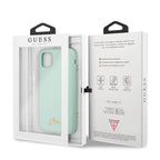 Guess silikoninis dėklas iPhone 11 Pro Max – žalias -- iPhone 11 Pro Max