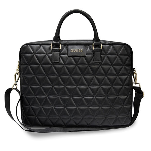 Guess Quilted krepšys 16" nešiojamajam kompiuteriui - juodas -- Laptop Bags